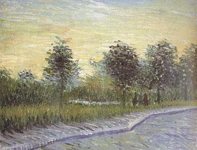 Vincent Van Gogh Lane in Voyer d'Argenson Park at Asnieres (nn04) France oil painting art